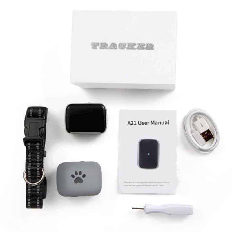 dog gps tracker collar whats in the box