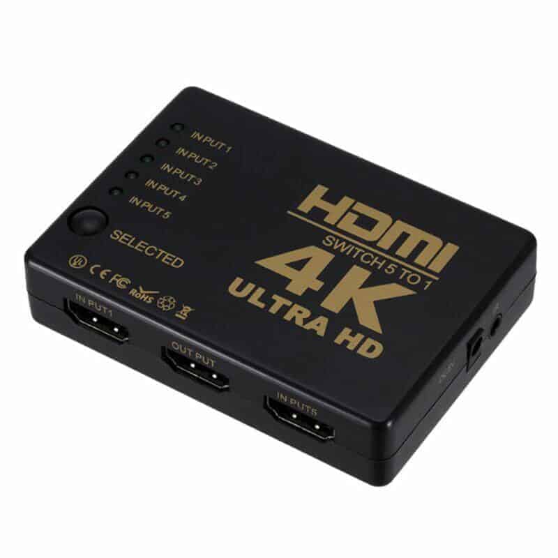 hdmi switch 5x1 5input 1output 4k low cost
