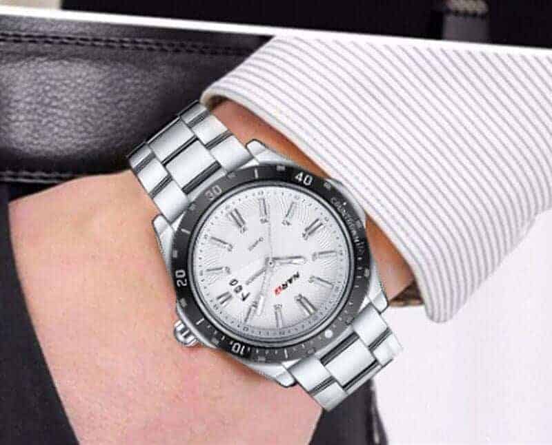 nary mens chrono quartz watch silver 3
