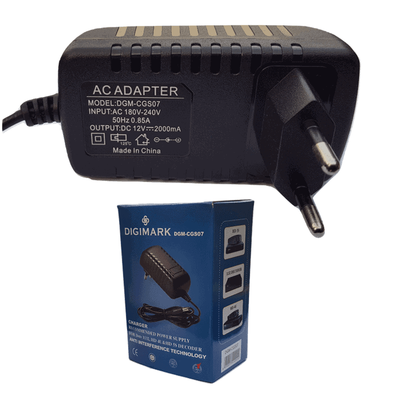 power supply adapter 12V 2A 24W rear packaging