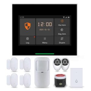 smart wifi alarm system cell network and 433mhz