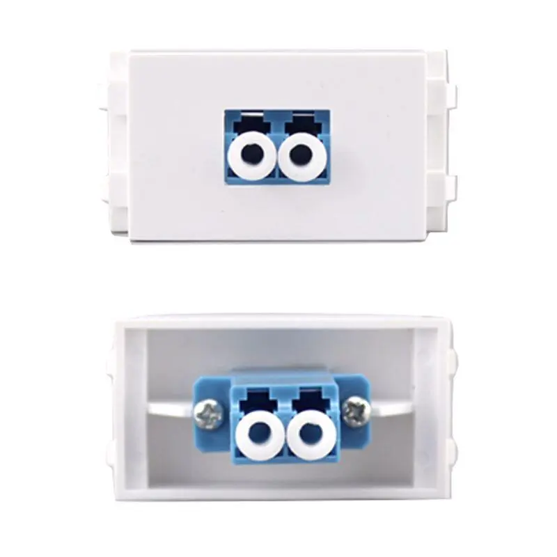 2.19 lc fiber optic HTECH keystone wall plate insert