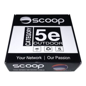 Outdoor Cat5e 100m, UV resistant