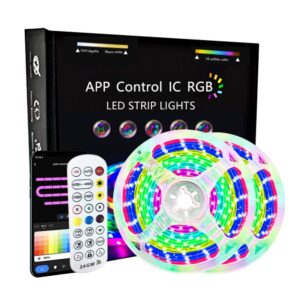 smart wifi led strip rgbic light 5050 led 10m tuya