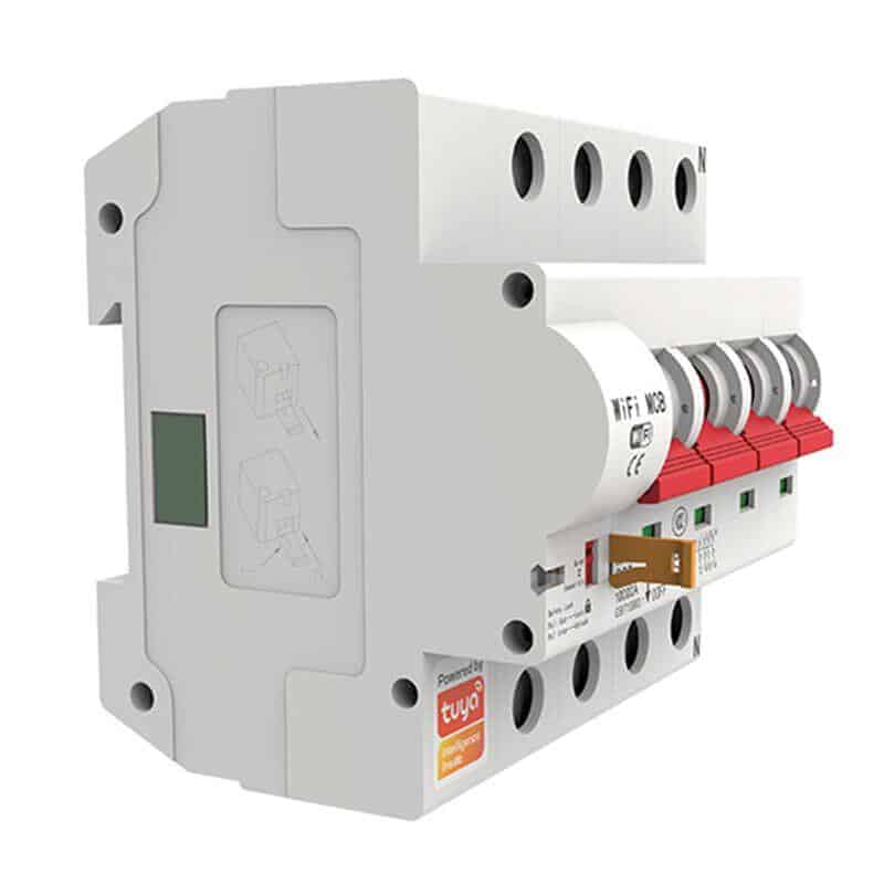 smart switch mcb circuit breaker 4 pole isolator 16A 20A 25A 32A 40A 63A 80A 100A125A wifi tuya smartlife