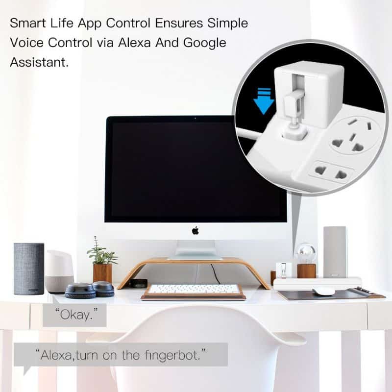fingerbot smart wifi mechanical switch alexa google home