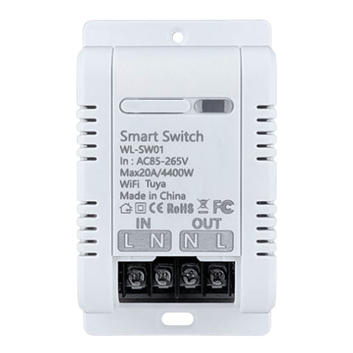 smart basic wifi switch 20A high load current tuya