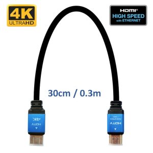 hdmi cable short 4k 0.3m 30cm ruler length high speed ethernet