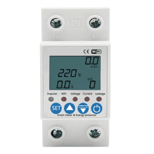 smart wifi switch 63A energy monitor earth leakage voltage