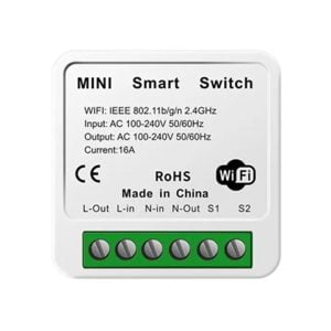 smart wifi 16A mini module switch 16A tuya manual override switching