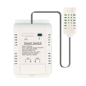 smart temperature and humidity switch tuya wifi smarthome energy monitor 433mhz remote