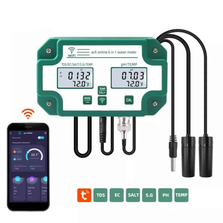 smart water quality detector 6 test in 1