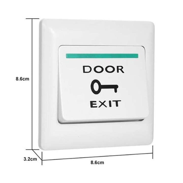smart wifi door exit switch tuya dimensions