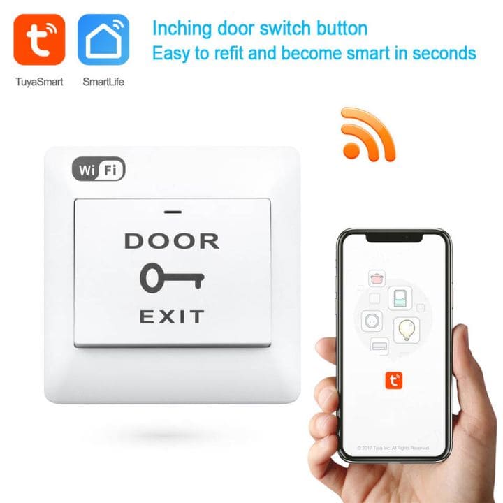 smart wifi door exit switch tuya general smart switch