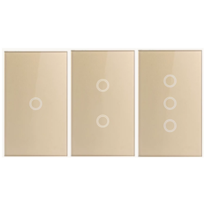 Smart Touch Switch Gold Faceplate